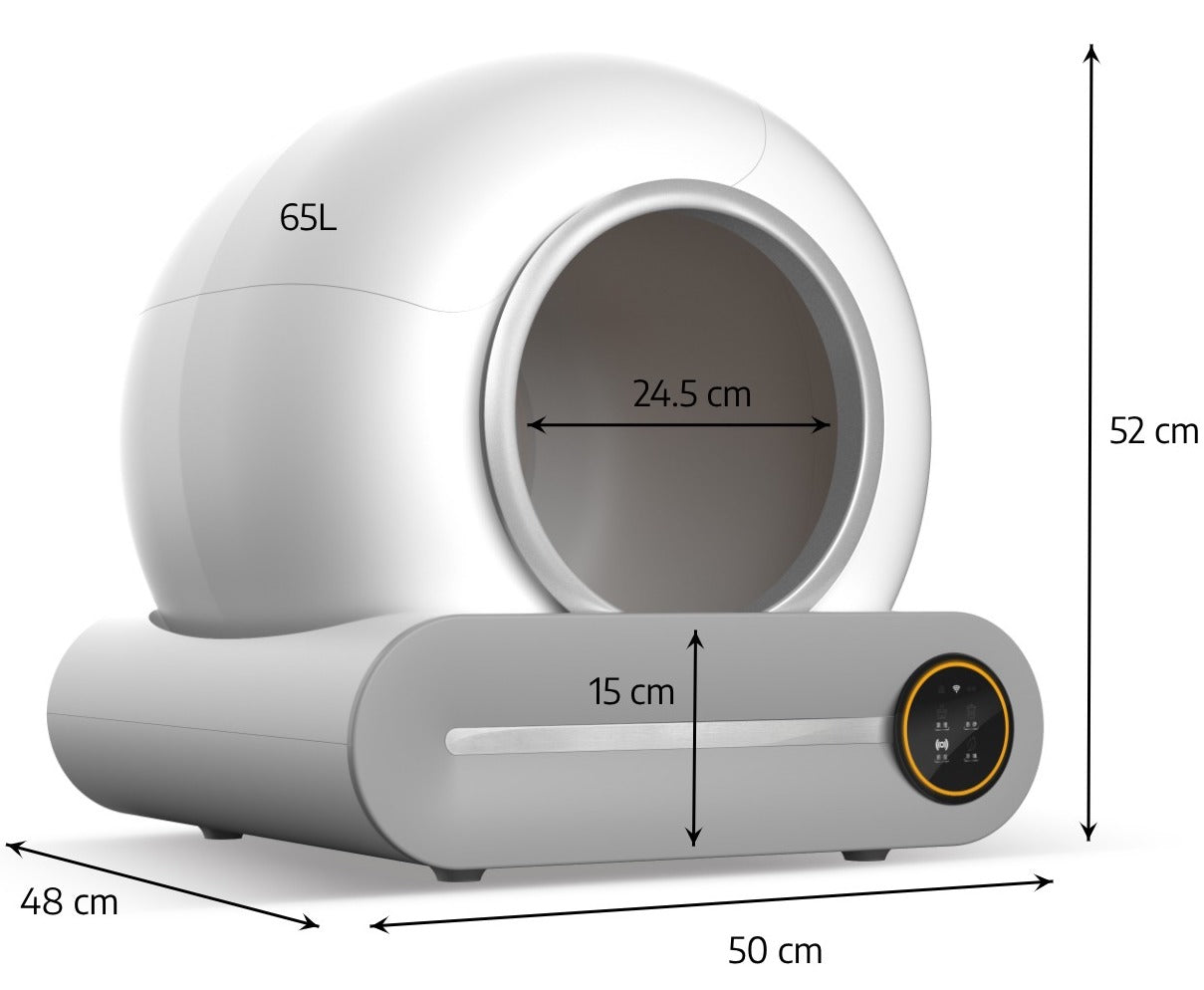 Self-cleaning automatic litter box V2 - with App
