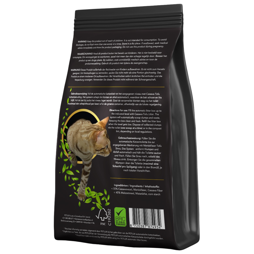 Cassave Tofu Automatische Kattenbakvulling 3,5 kg
